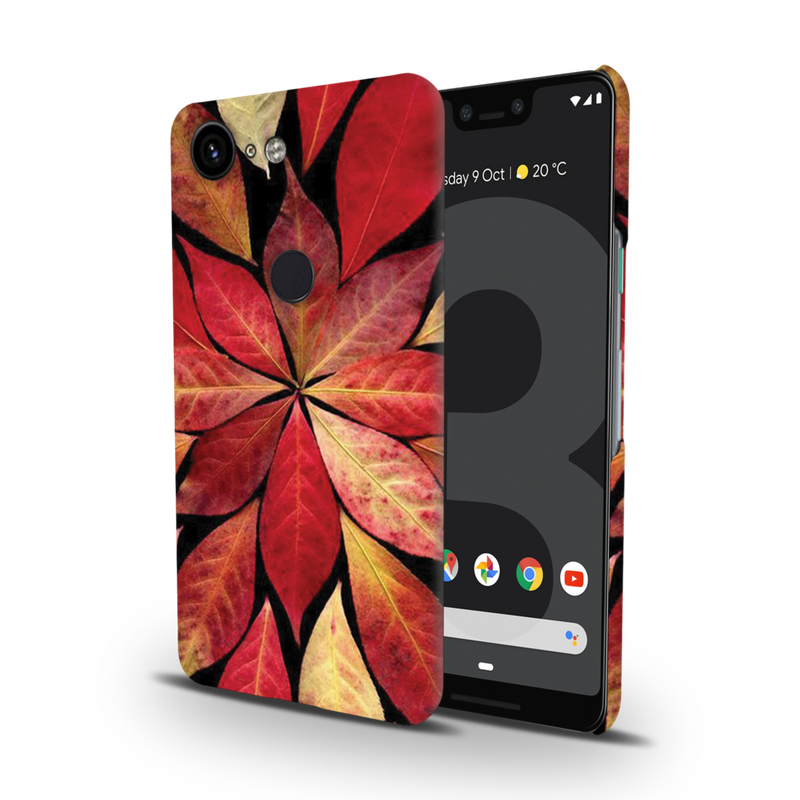 Red Leaf Printed Slim Cases and Cover for Pixel 3XL