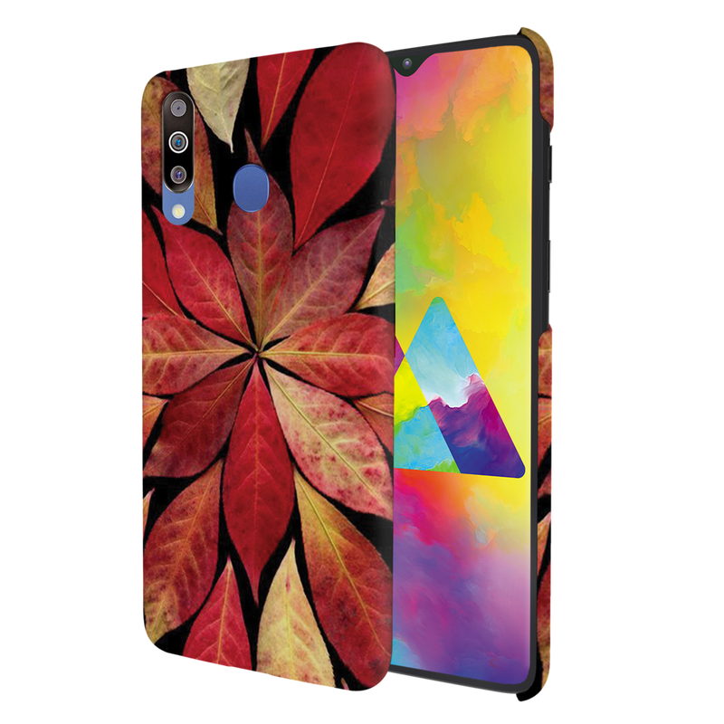 Red Leaf Printed Slim Cases and Cover for Galaxy M30