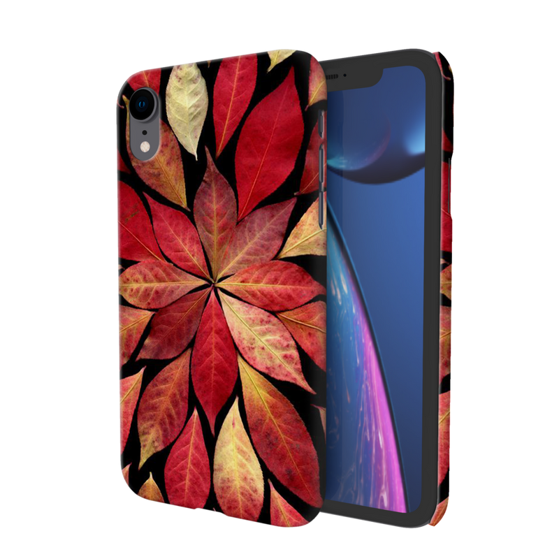 Red Leaf Printed Slim Cases and Cover for iPhone XR