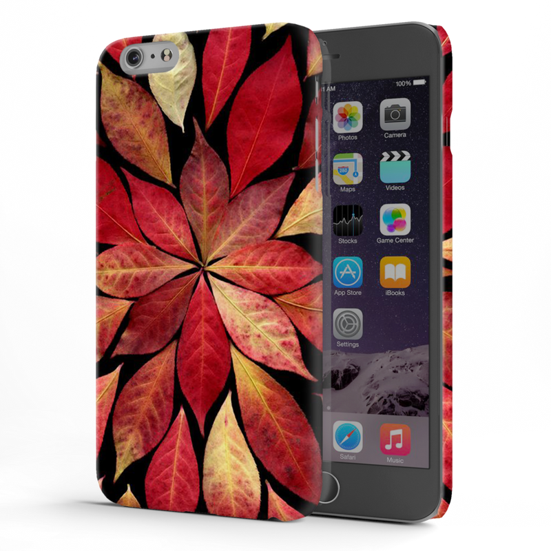 Red Leaf Printed Slim Cases and Cover for iPhone 6 Plus