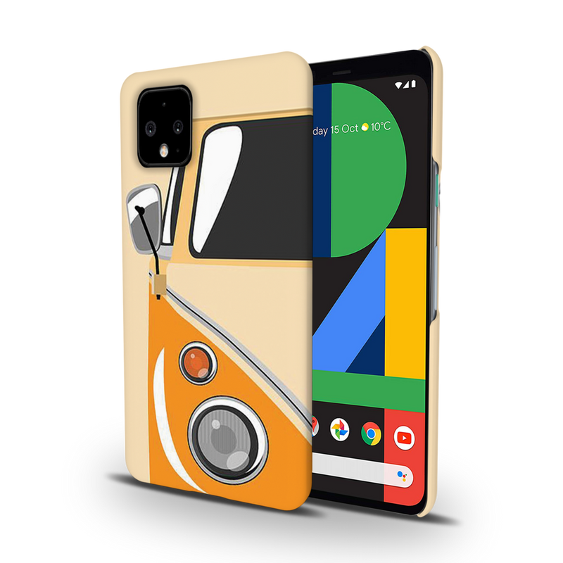 Yellow Volkswagon Printed Slim Cases and Cover for Pixel 4