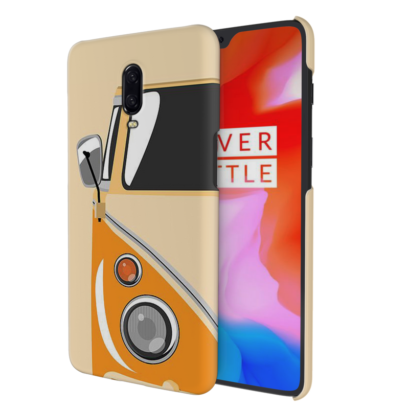 Yellow Volkswagon Printed Slim Cases and Cover for OnePlus 6T