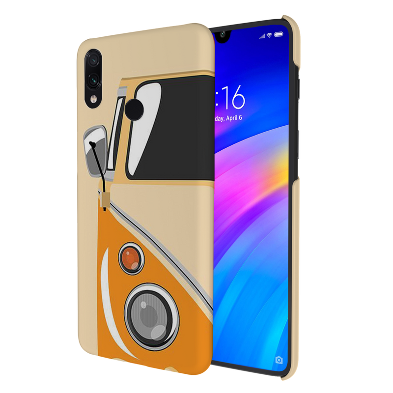 Yellow Volkswagon Printed Slim Cases and Cover for Redmi Note 7 Pro