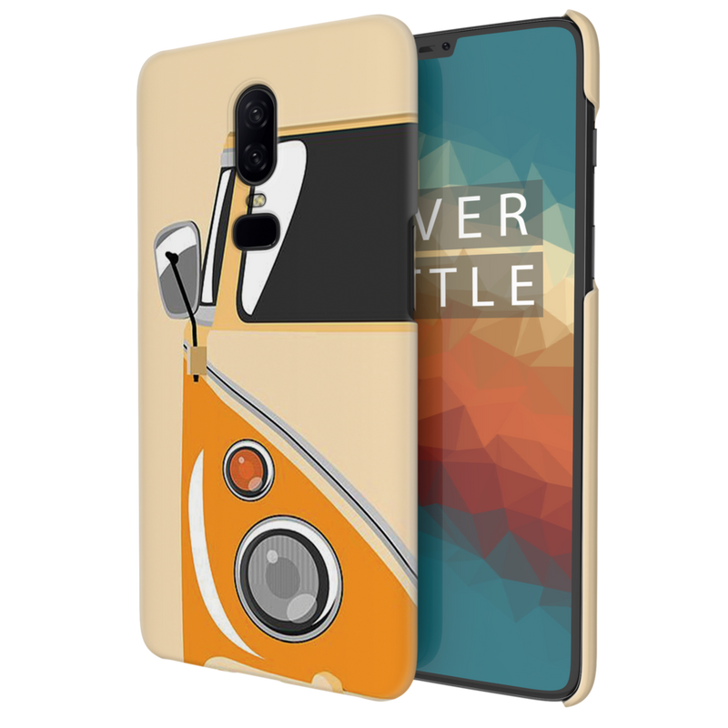 Yellow Volkswagon Printed Slim Cases and Cover for OnePlus 6