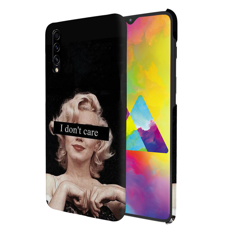 I Don't care Printed Slim Cases and Cover for Galaxy A30S