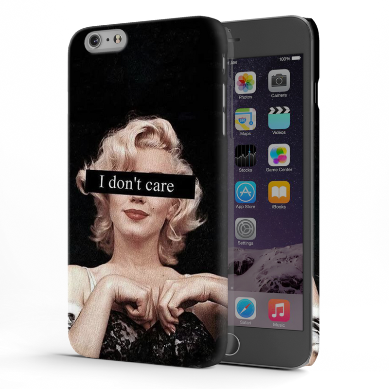 I Don't care Printed Slim Cases and Cover for iPhone 6 Plus