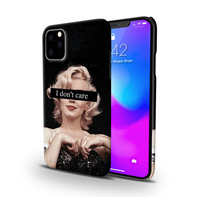I Don't care Printed Slim Cases and Cover for iPhone 11 Pro