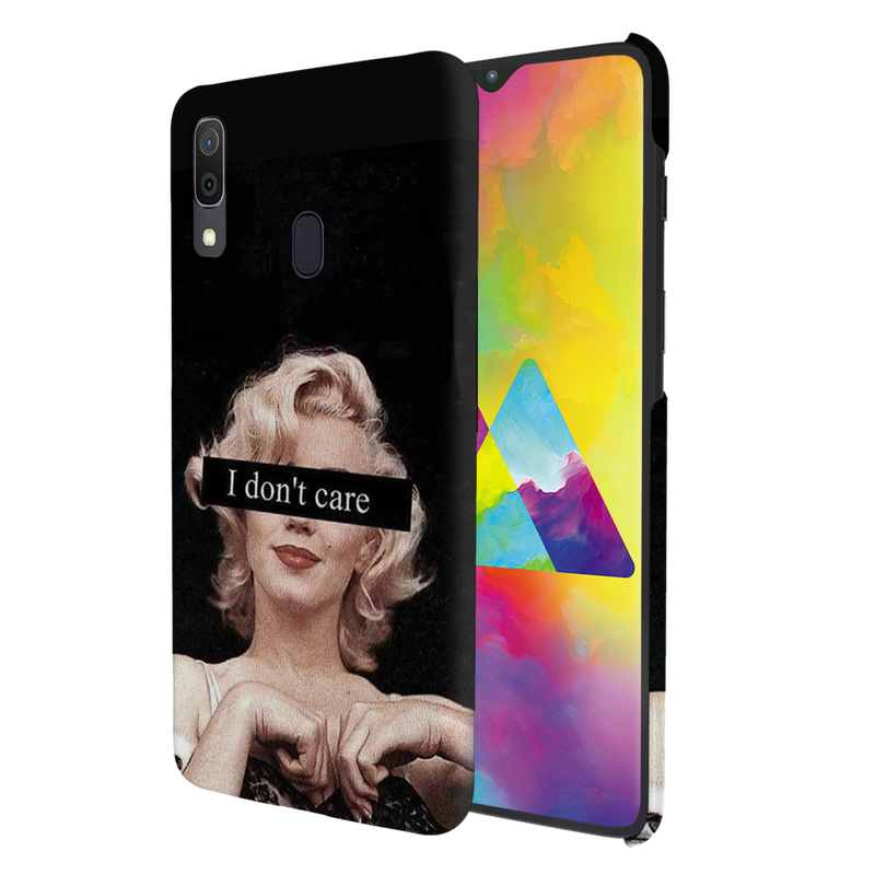 I Don't care Printed Slim Cases and Cover for Galaxy A30