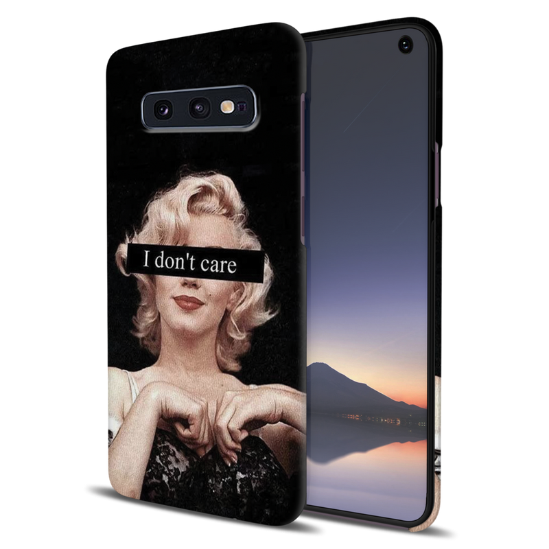 I Don't care Printed Slim Cases and Cover for Galaxy S10E