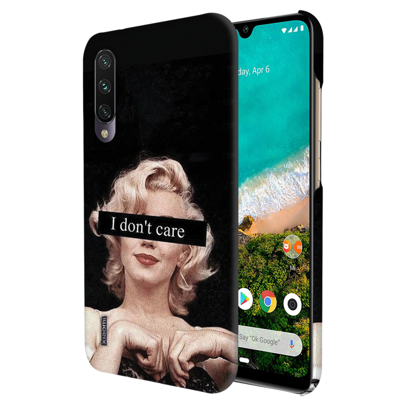 I Don't care Printed Slim Cases and Cover for Redmi A3