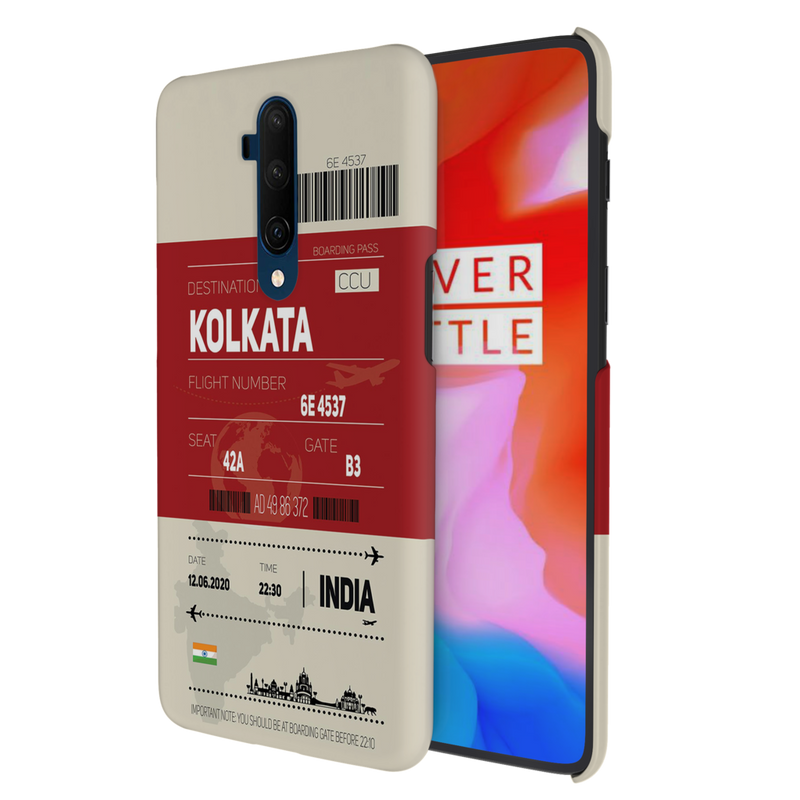 Kolkata ticket Printed Slim Cases and Cover for OnePlus 7T Pro