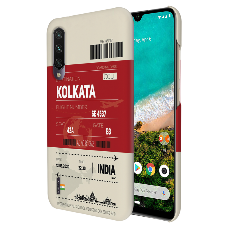 Kolkata ticket Printed Slim Cases and Cover for Redmi A3
