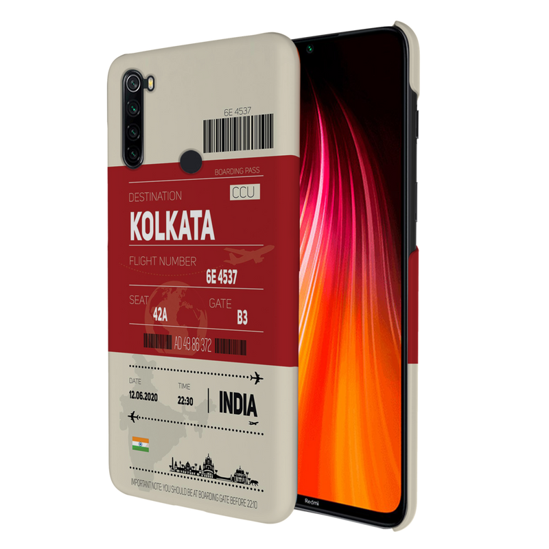 Kolkata ticket Printed Slim Cases and Cover for Redmi Note 8