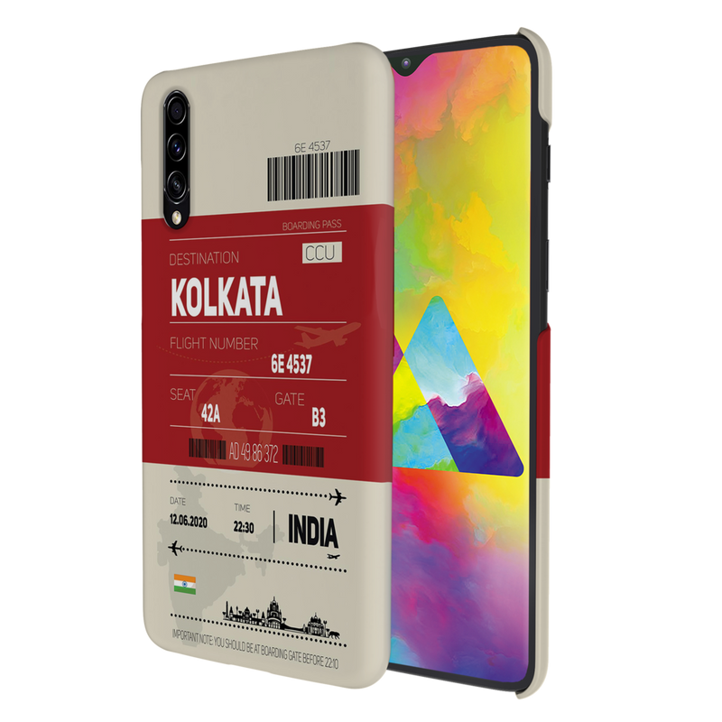 Kolkata ticket Printed Slim Cases and Cover for Galaxy A70
