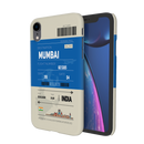 Mumbai ticket Printed Slim Cases and Cover for iPhone XR