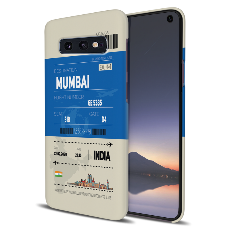 Mumbai ticket Printed Slim Cases and Cover for Galaxy S10E