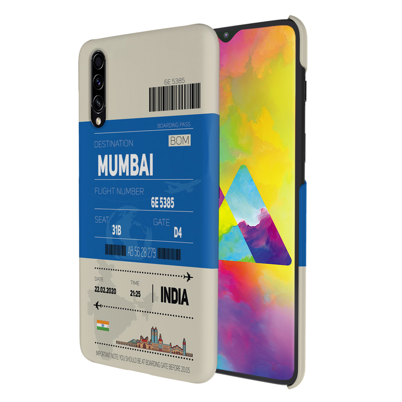 Mumbai ticket Printed Slim Cases and Cover for Galaxy A70