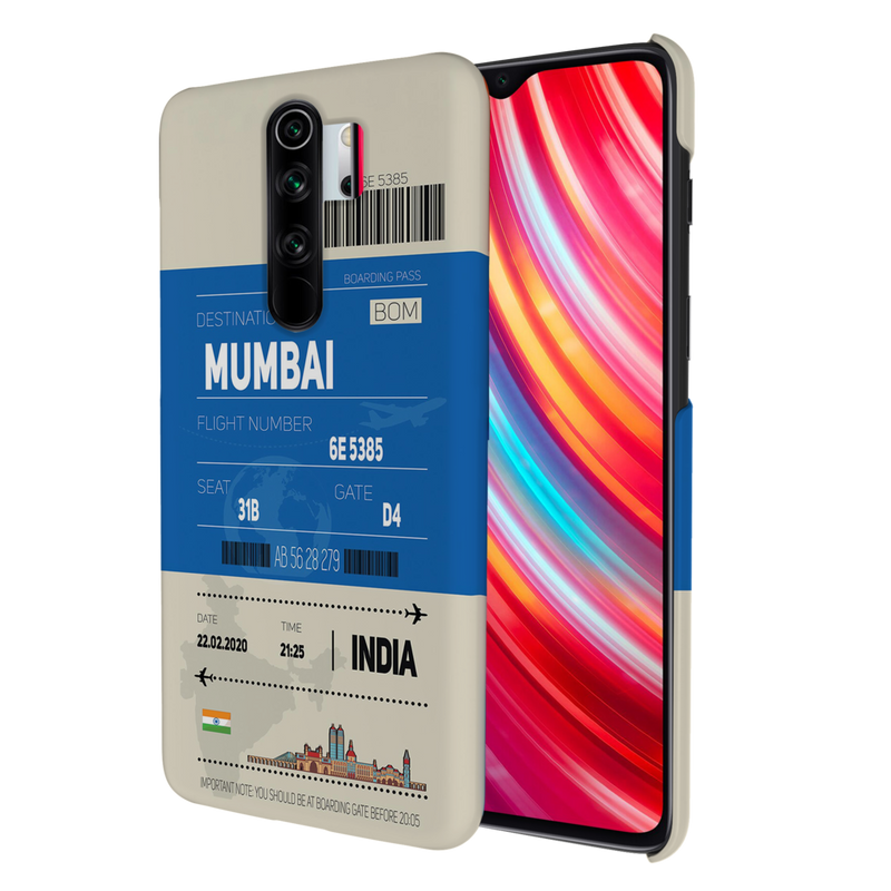 Mumbai ticket Printed Slim Cases and Cover for Redmi Note 8 Pro