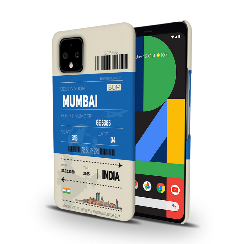 Mumbai ticket Printed Slim Cases and Cover for Pixel 4