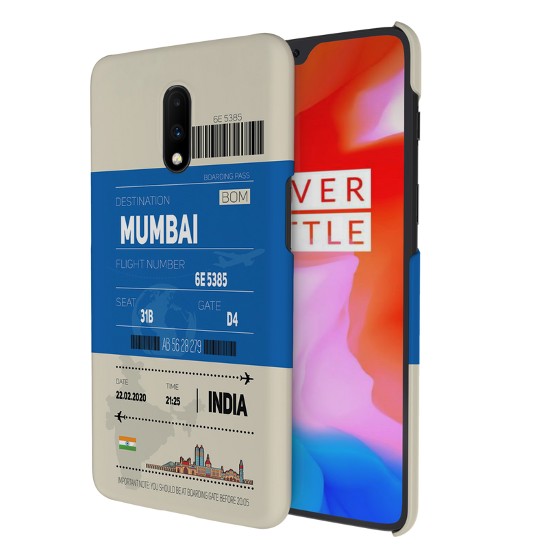 Mumbai ticket Printed Slim Cases and Cover for OnePlus 7