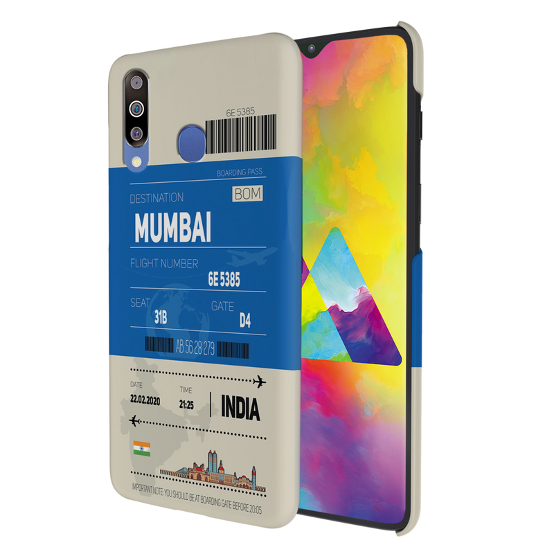 Mumbai ticket Printed Slim Cases and Cover for Galaxy M30