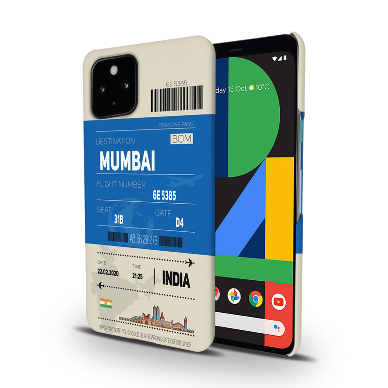 Mumbai ticket Printed Slim Cases and Cover for Pixel 4A