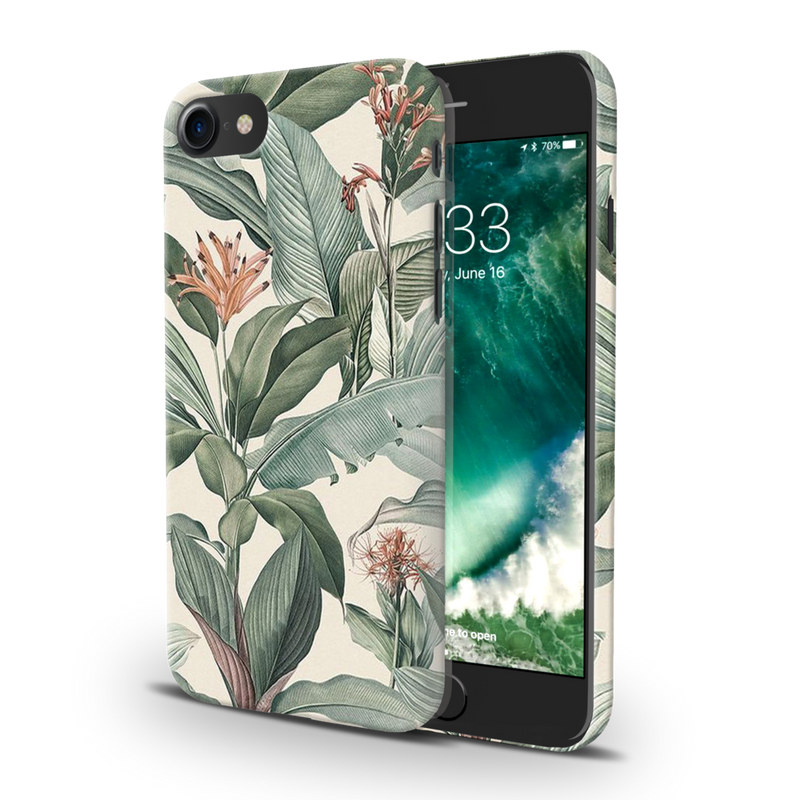 Green Leafs Printed Slim Cases and Cover for iPhone 7