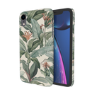 Green Leafs Printed Slim Cases and Cover for iPhone XR