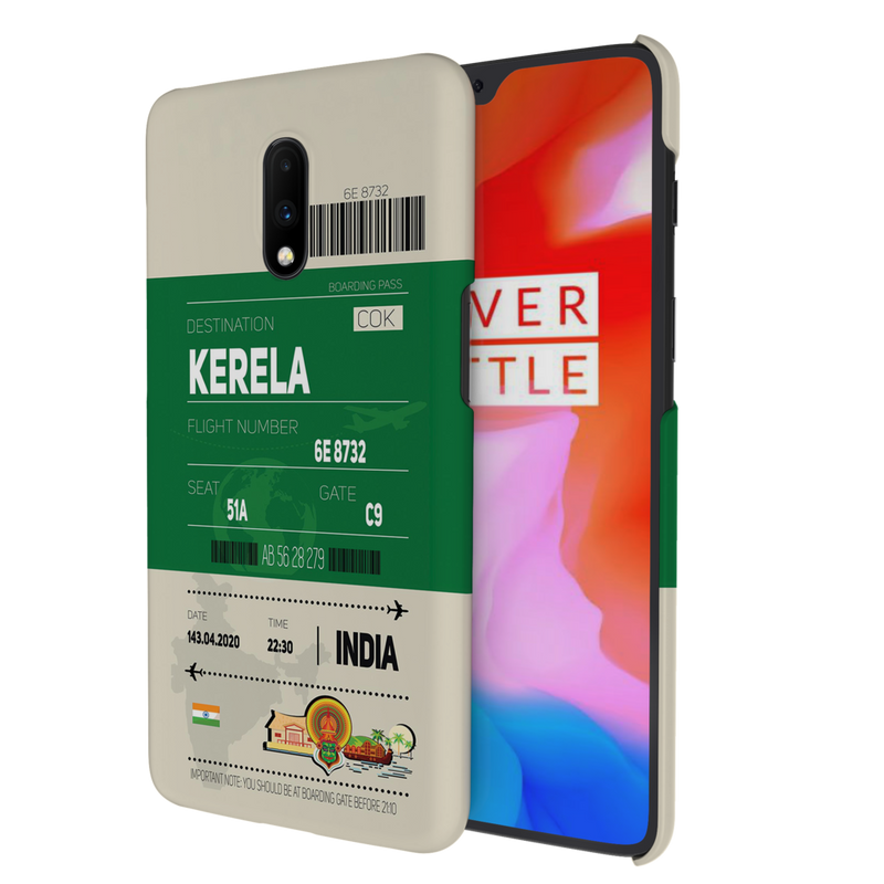 Kerala ticket Printed Slim Cases and Cover for OnePlus 7