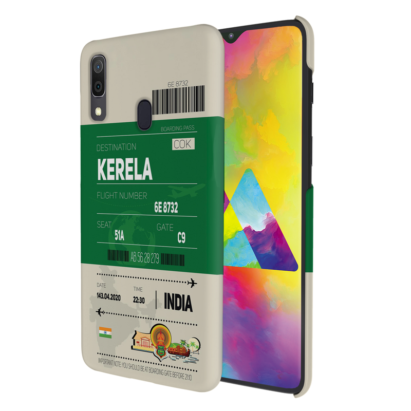 Kerala ticket Printed Slim Cases and Cover for Galaxy A30