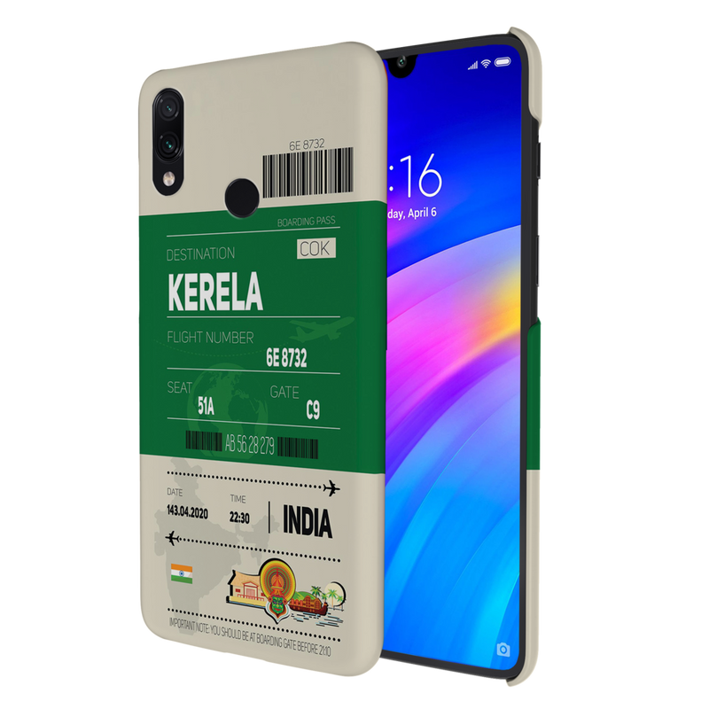 Kerala ticket Printed Slim Cases and Cover for Redmi Note 7 Pro
