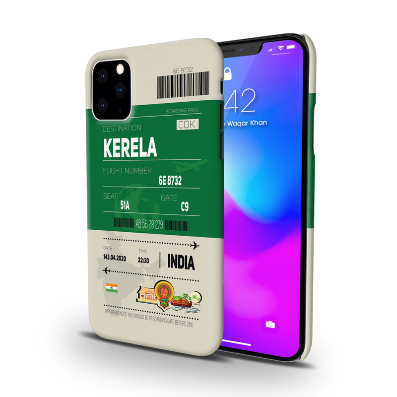 Kerala ticket Printed Slim Cases and Cover for iPhone 11 Pro