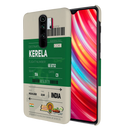 Kerala ticket Printed Slim Cases and Cover for Redmi Note 8 Pro