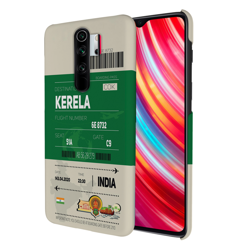 Kerala ticket Printed Slim Cases and Cover for Redmi Note 8 Pro