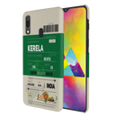 Kerala ticket Printed Slim Cases and Cover for Galaxy A20