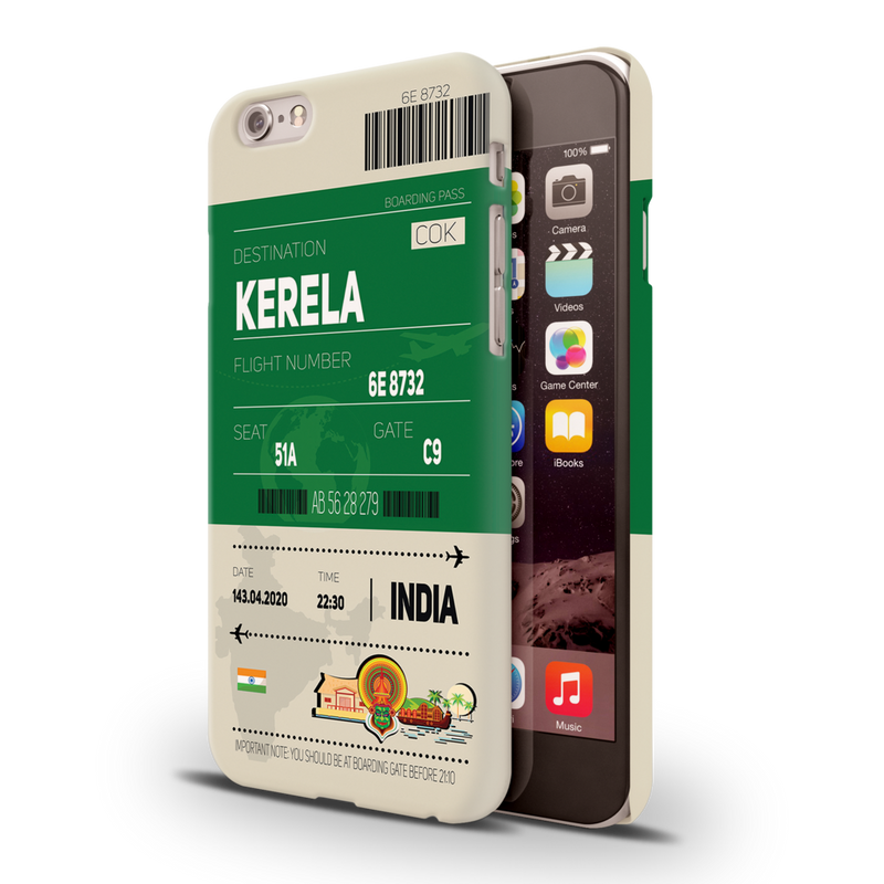 Kerala ticket Printed Slim Cases and Cover for iPhone 6