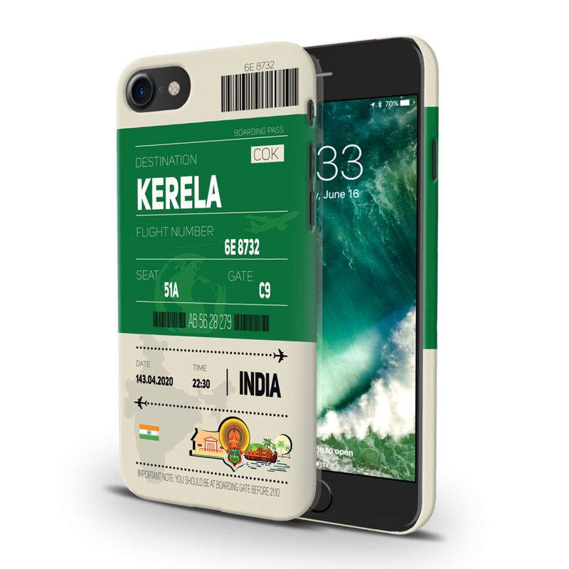 Kerala ticket Printed Slim Cases and Cover for iPhone 7