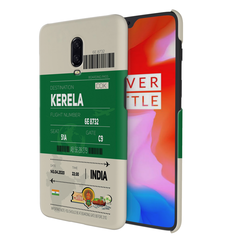 Kerala ticket Printed Slim Cases and Cover for OnePlus 6T