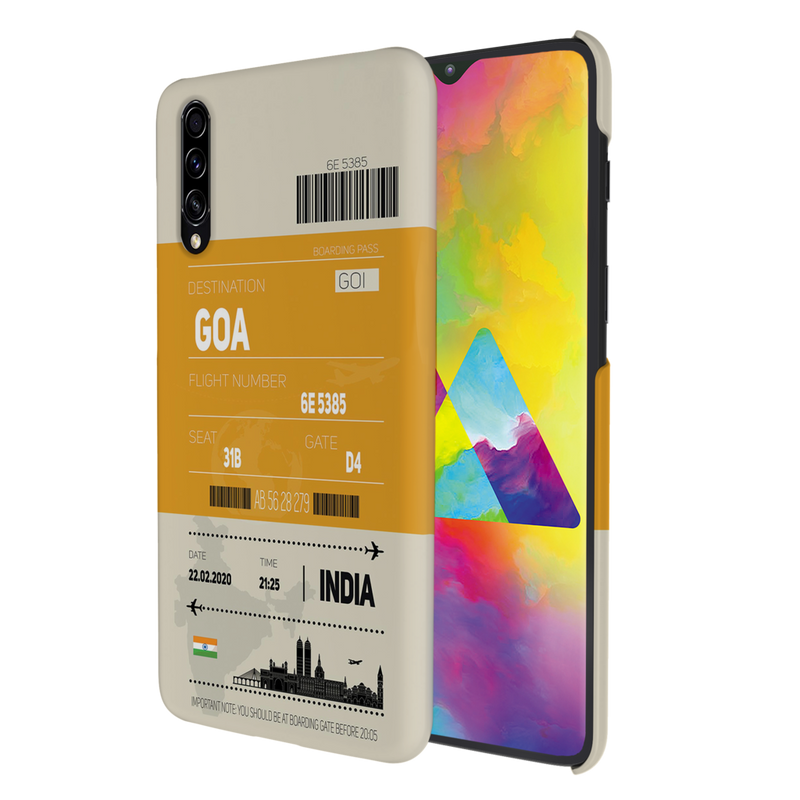Goa ticket Printed Slim Cases and Cover for Galaxy A50