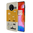 Goa ticket Printed Slim Cases and Cover for OnePlus 7T