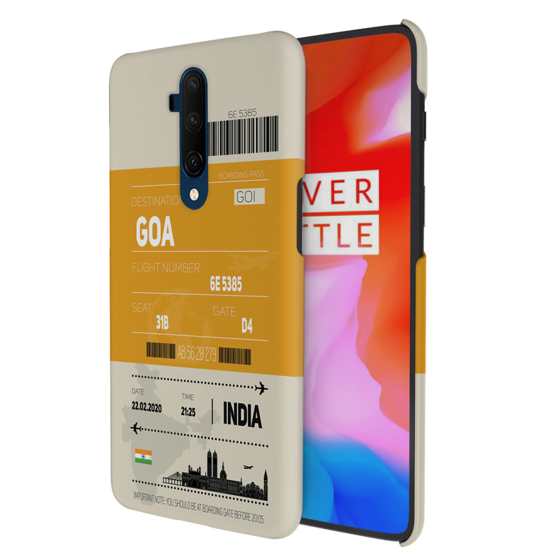 Goa ticket Printed Slim Cases and Cover for OnePlus 7T Pro