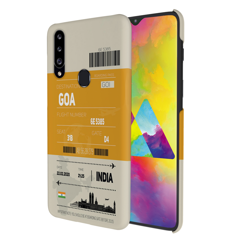 Goa ticket Printed Slim Cases and Cover for Galaxy A20S