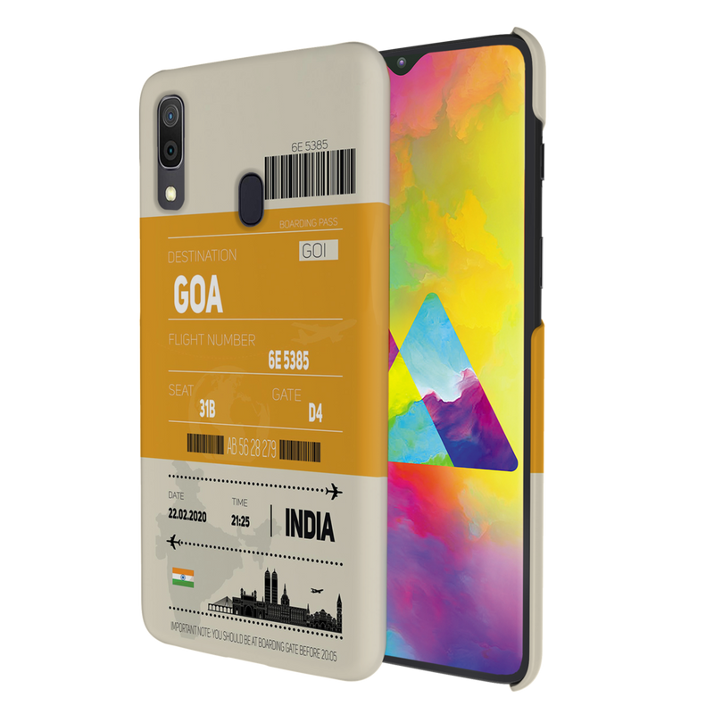Goa ticket Printed Slim Cases and Cover for Galaxy A30