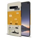 Goa ticket Printed Slim Cases and Cover for Galaxy S10 Plus