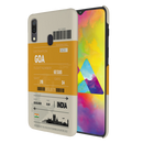 Goa ticket Printed Slim Cases and Cover for Galaxy A20