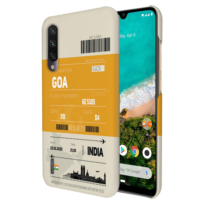 Goa ticket Printed Slim Cases and Cover for Redmi A3