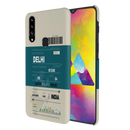 Delhi ticket Printed Slim Cases and Cover for Galaxy A20S