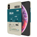 Delhi ticket Printed Slim Cases and Cover for iPhone XS Max