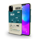 Delhi ticket Printed Slim Cases and Cover for iPhone 11 Pro