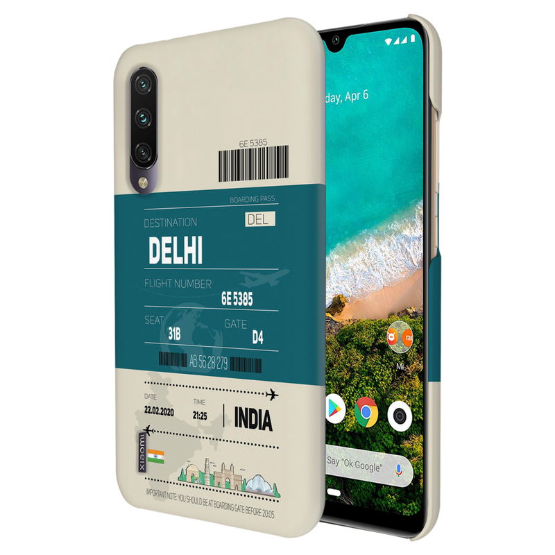 Delhi ticket Printed Slim Cases and Cover for Redmi A3